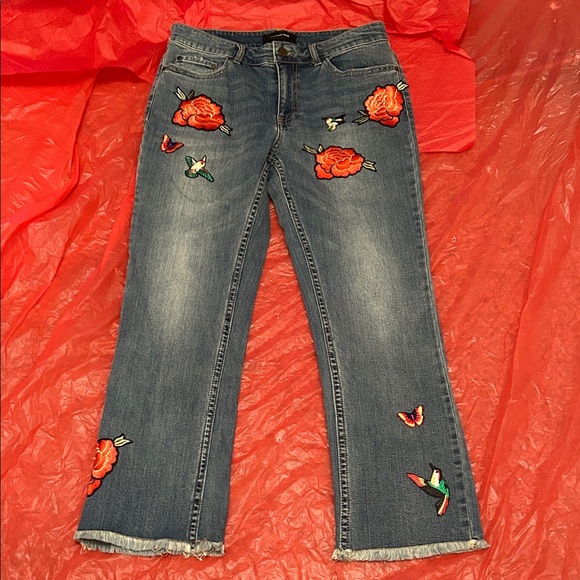 Who What Wear Denim - Embroidered jeans